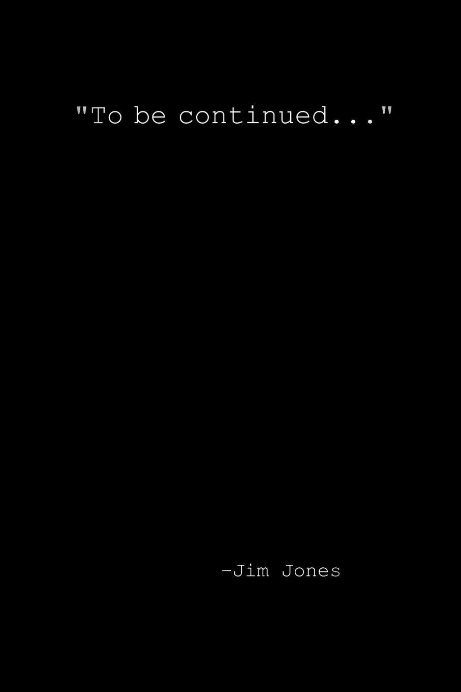 Vorderes Coverbild "To be continued..."