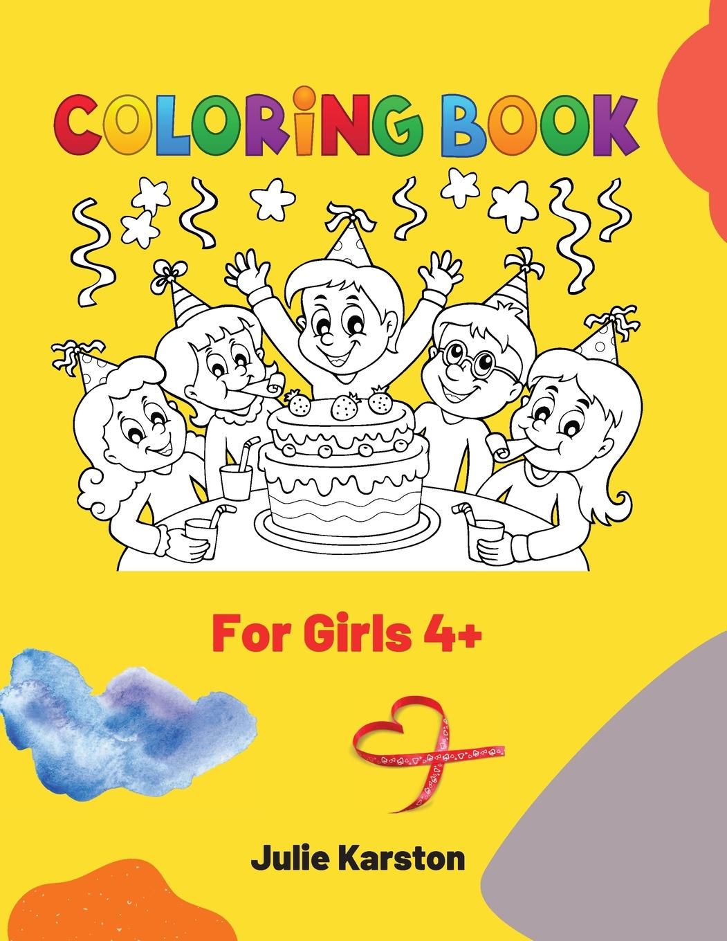 Vorderes Coverbild Coloring Book for Girls Ages 4-8