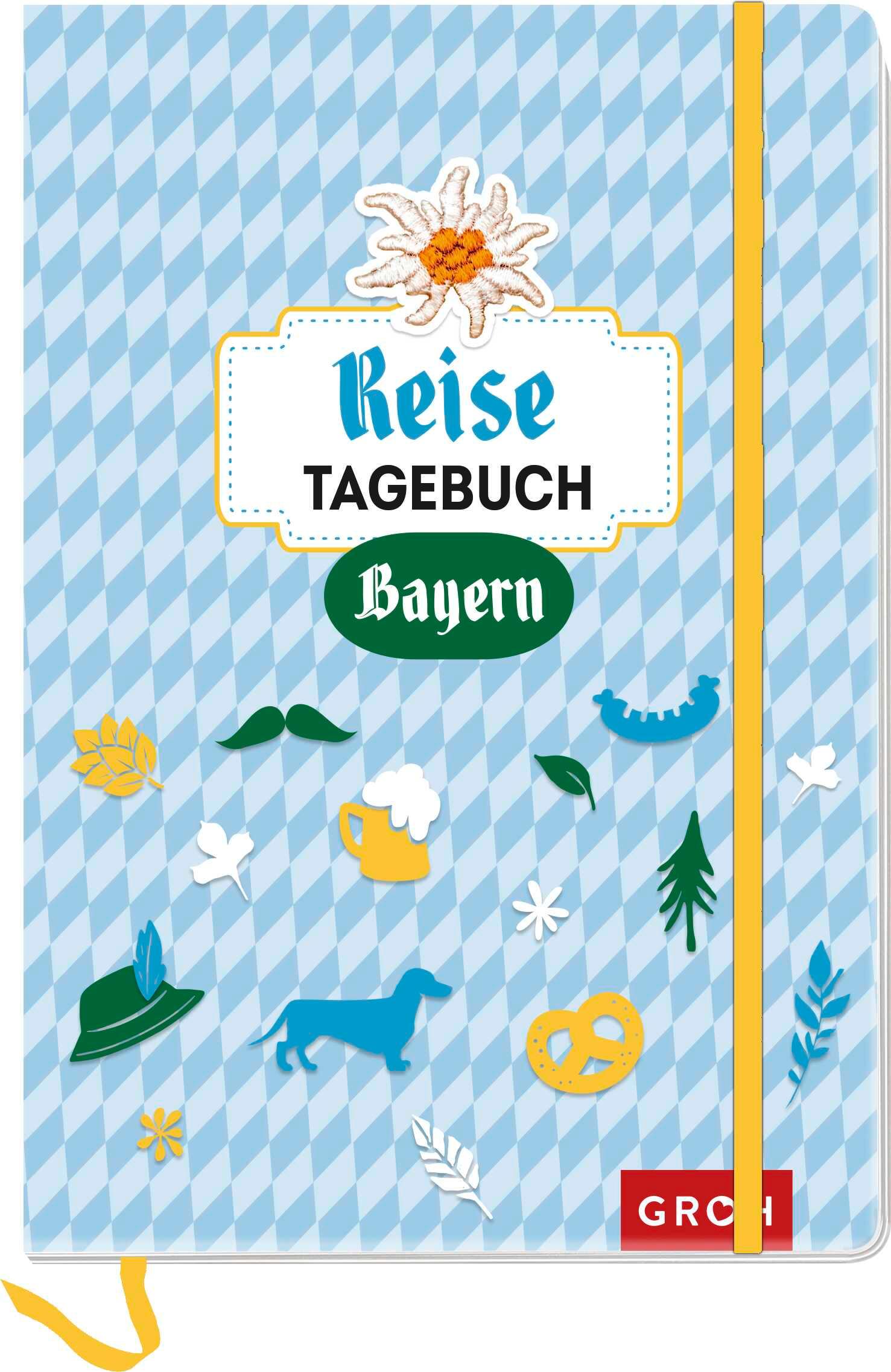 Vorderes Coverbild Reisetagebuch Bayern
