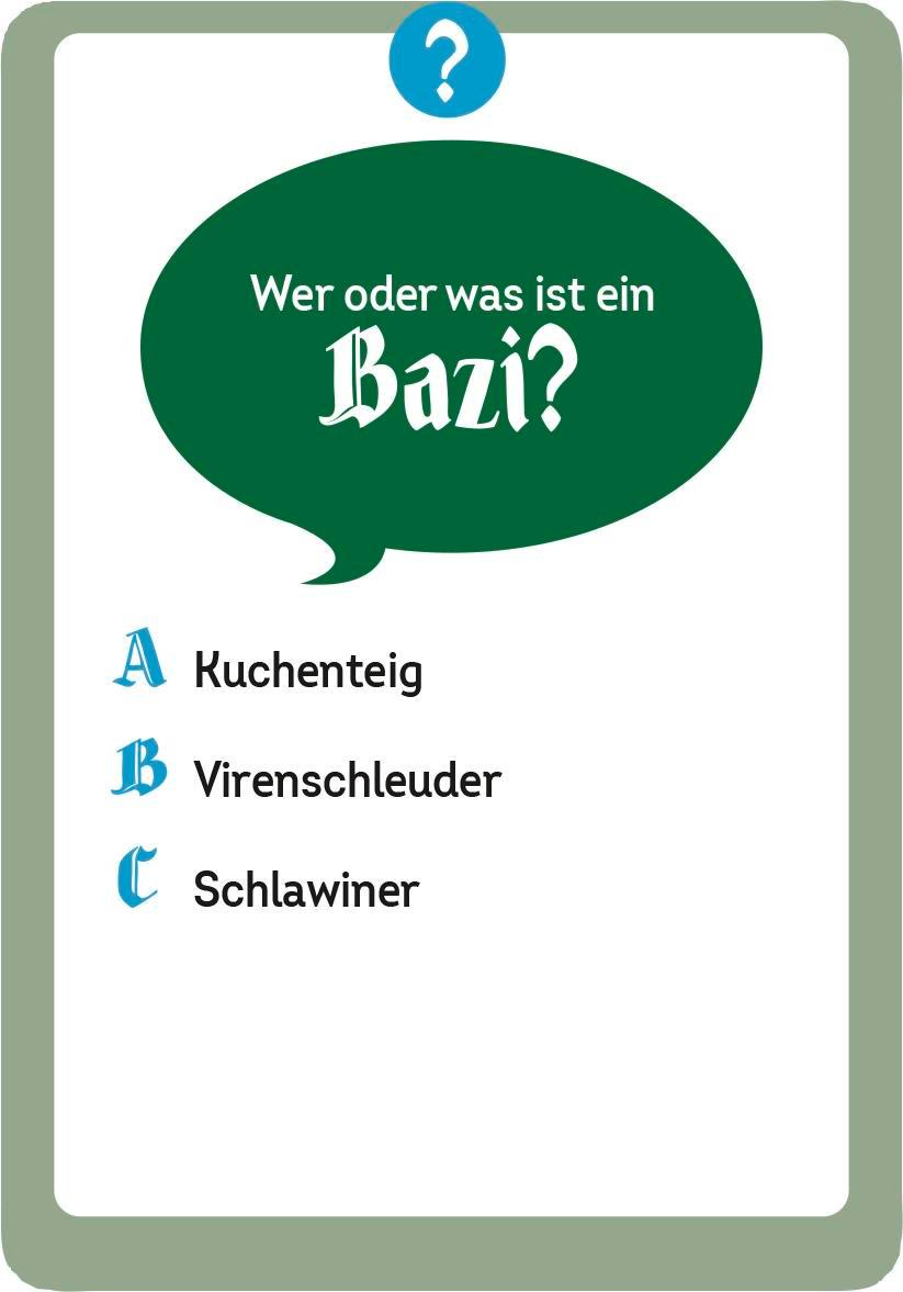Beispielinhalt (Bild) Griaß di! Das bayerische Dialekte-Quiz