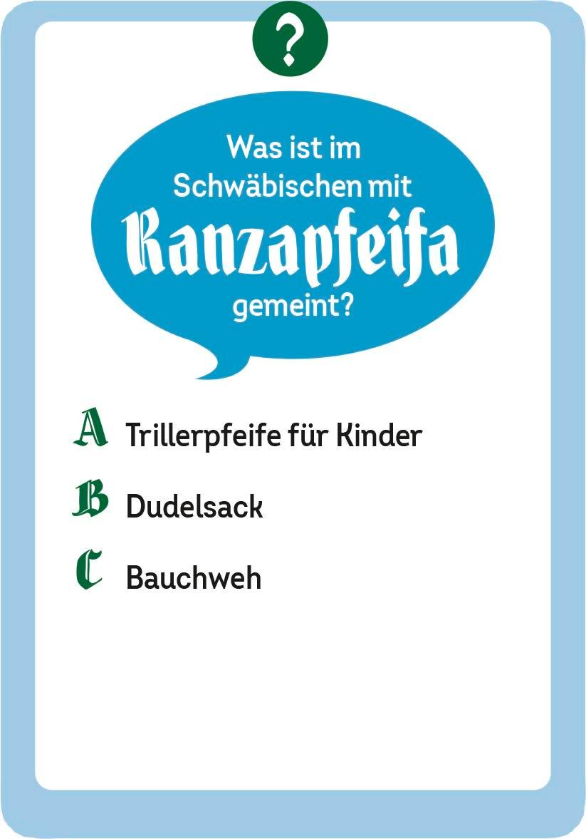 Beispielinhalt (Bild) Griaß di! Das bayerische Dialekte-Quiz