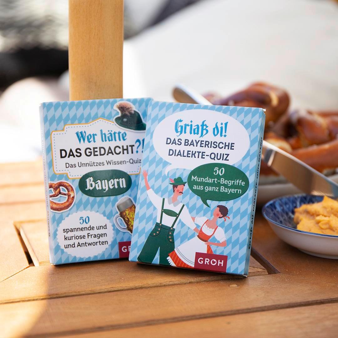 Beispielinhalt (Bild) Griaß di! Das bayerische Dialekte-Quiz