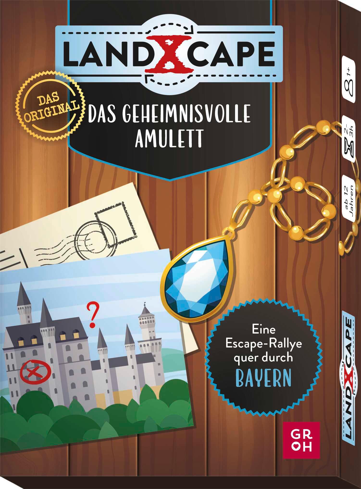Vorderes Coverbild LandXcape - Das geheimnisvolle Amulett