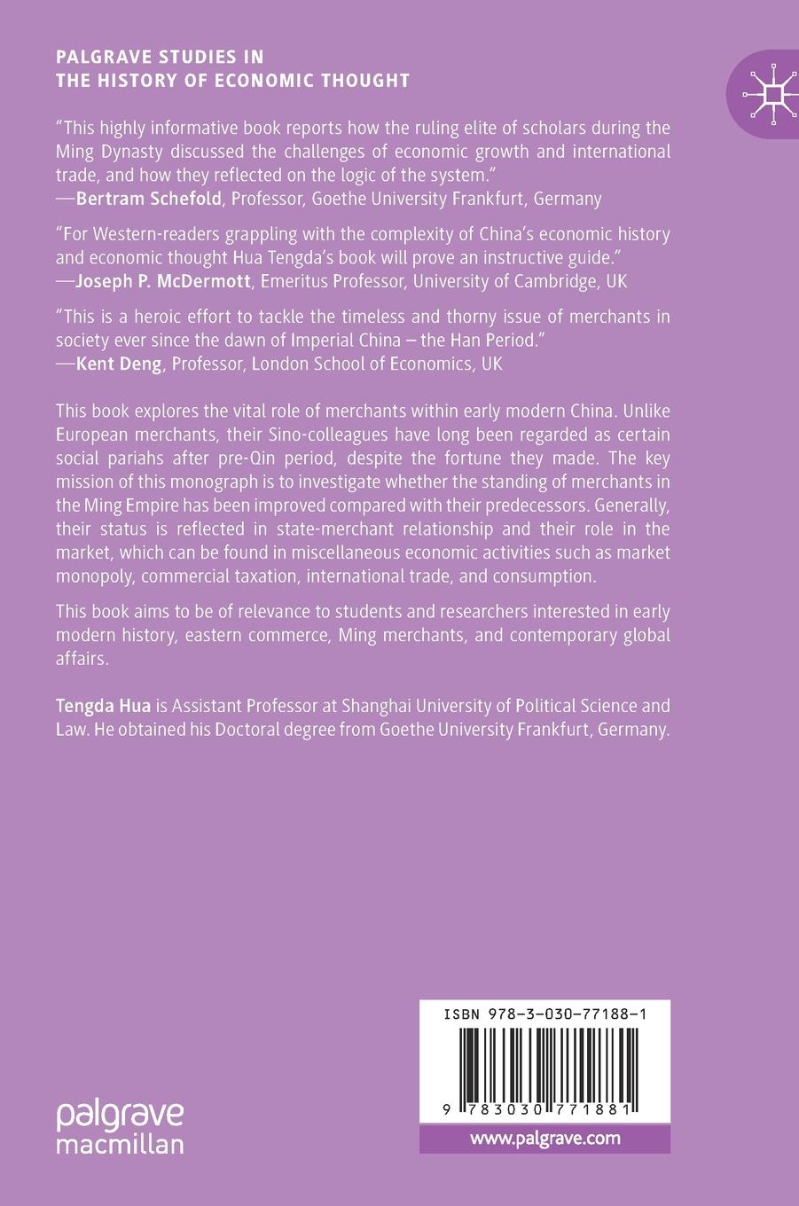 Rückseitencover Merchants, Market and Monarchy