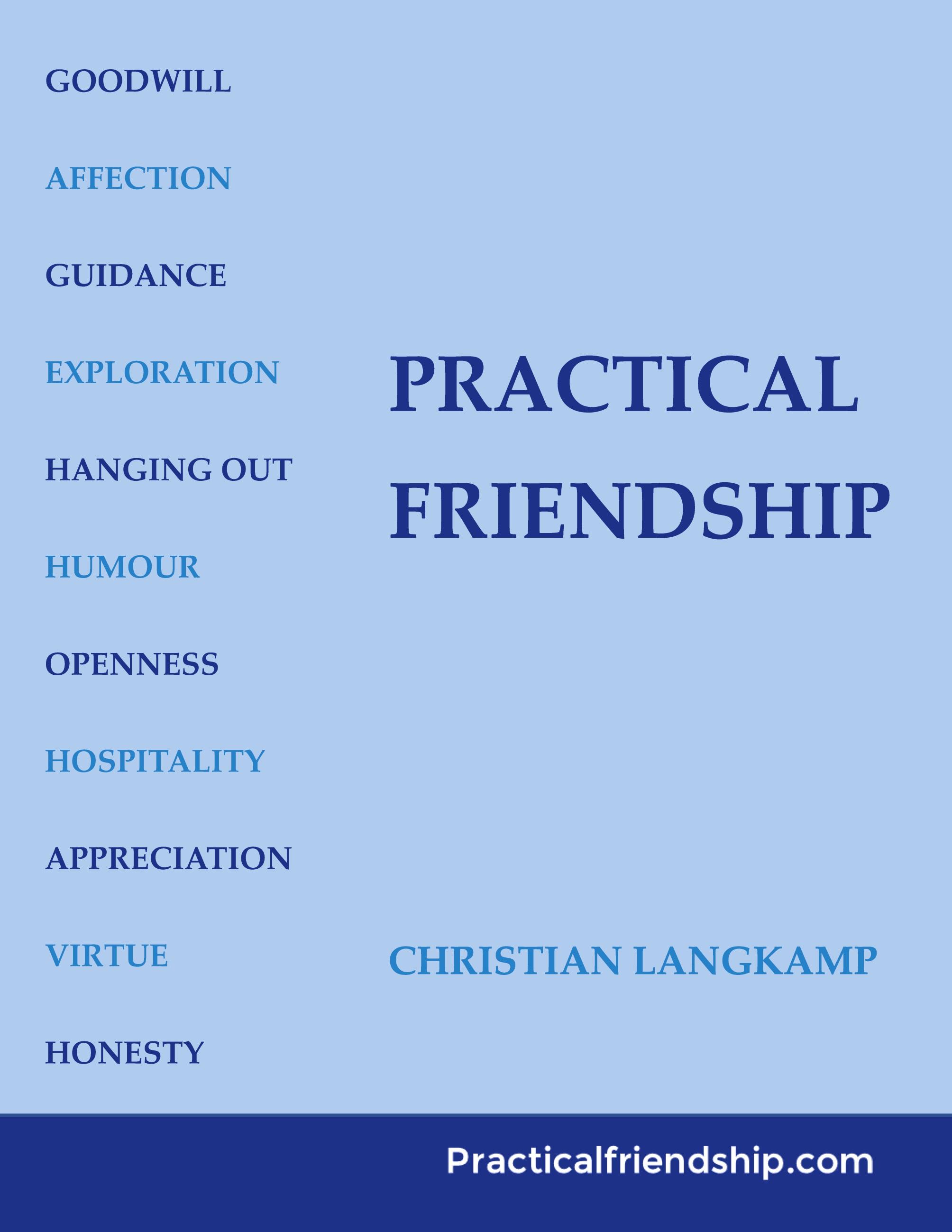 Vorderes Coverbild Practical Friendship