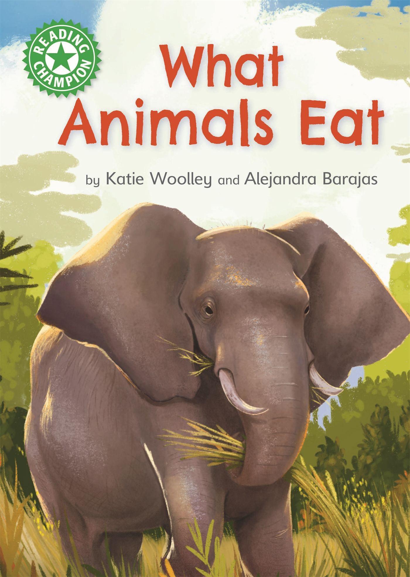 Vorderes Coverbild Reading Champion: What Animals Eat