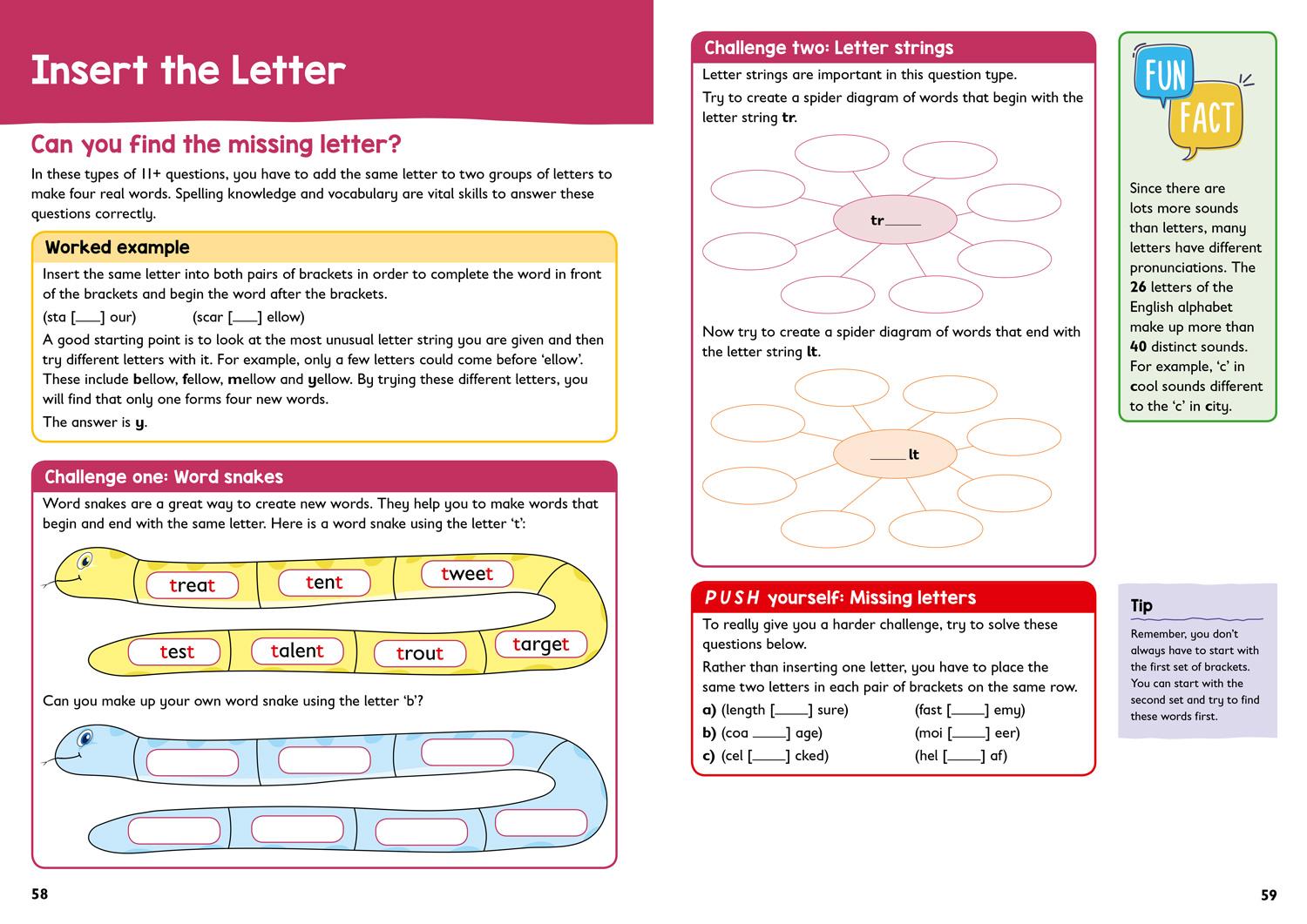 Beispielinhalt (Bild) 11+ Activity and Puzzle Book for Ages 8-9: For the Cem and Gl Tests