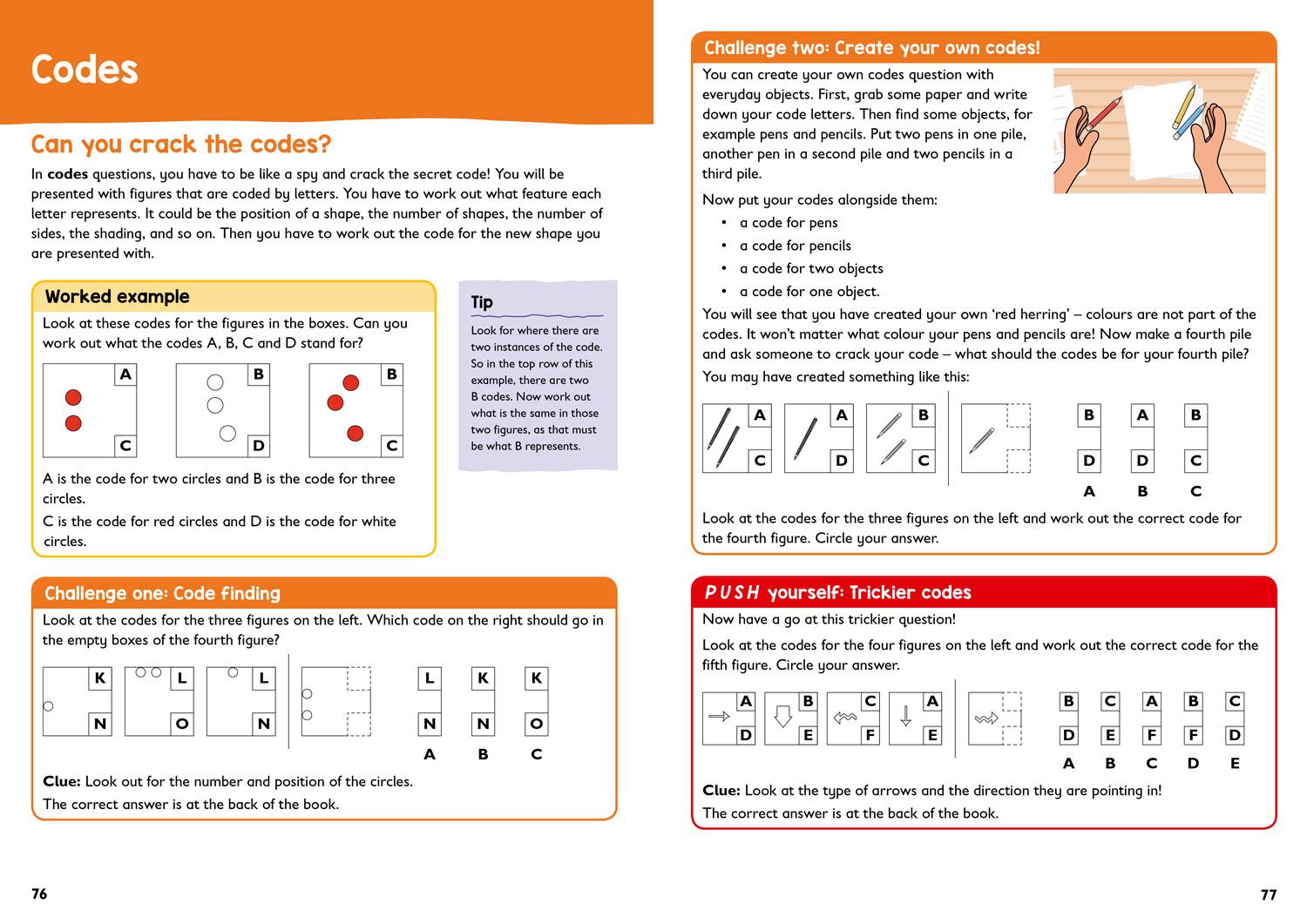 Beispielinhalt (Bild) 11+ Activity and Puzzle Book for Ages 8-9: For the Cem and Gl Tests