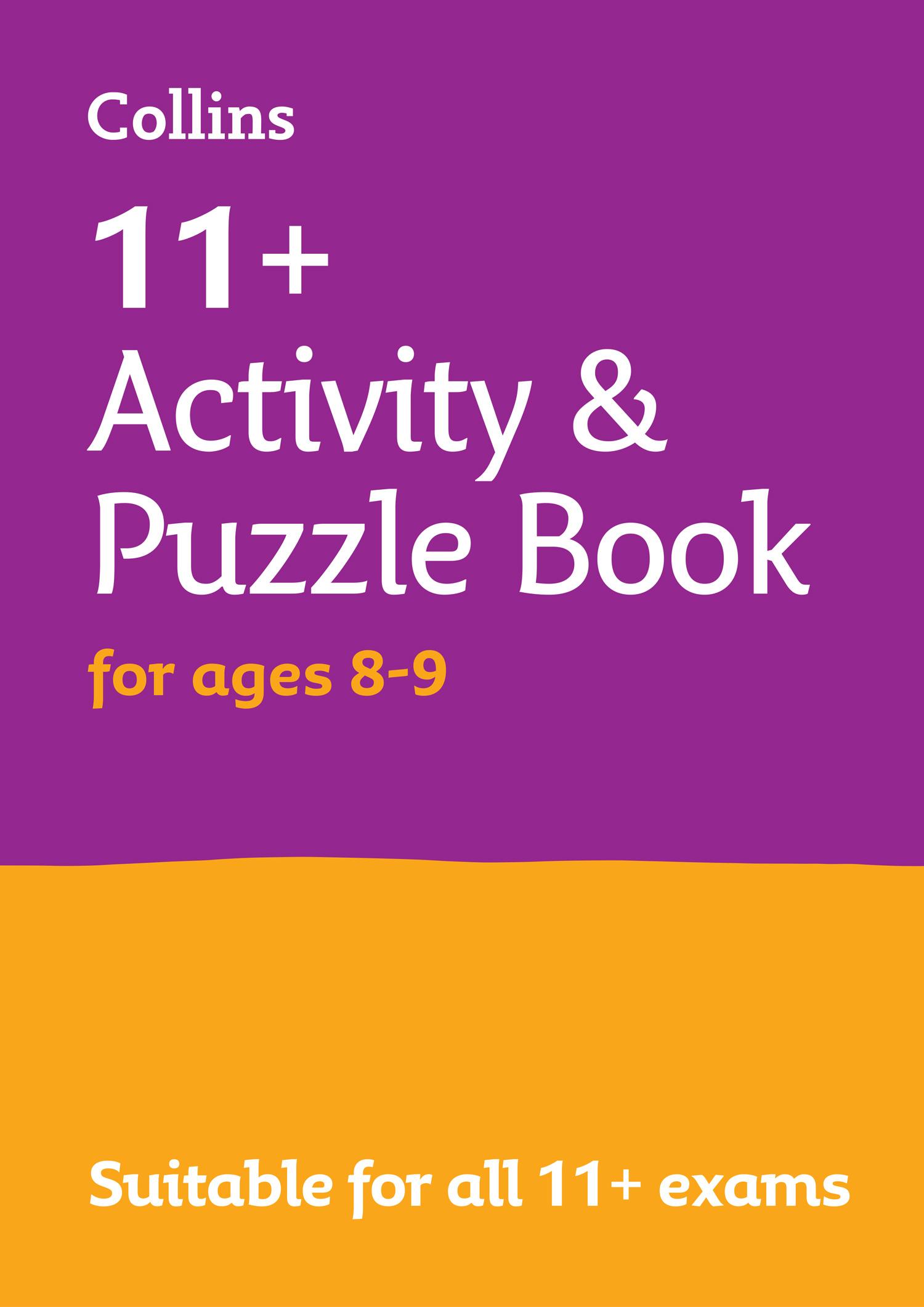 Vorderes Coverbild 11+ Activity and Puzzle Book for Ages 8-9: For the Cem and Gl Tests