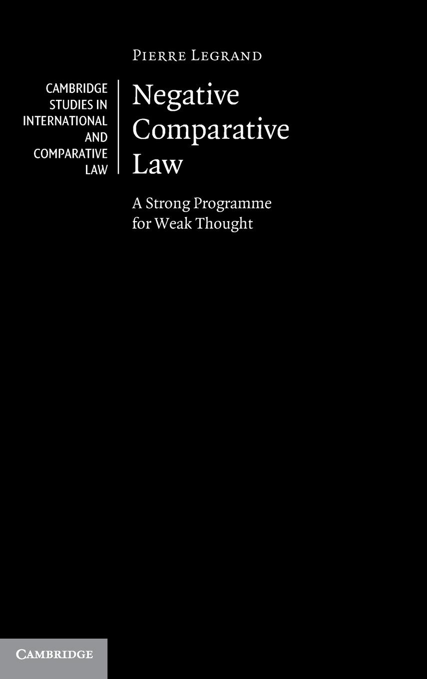 Vorderes Coverbild Negative Comparative Law