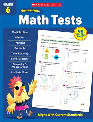 Vorderes Coverbild Scholastic Success with Math Tests Grade 6 Workbook