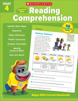 Vorderes Coverbild Scholastic Success with Reading Comprehension Grade 4 Workbook