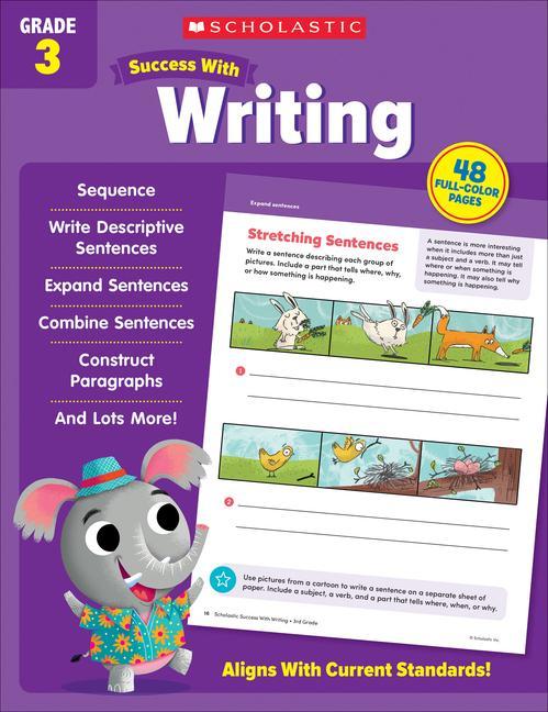 Vorderes Coverbild Scholastic Success with Writing Grade 3 Workbook