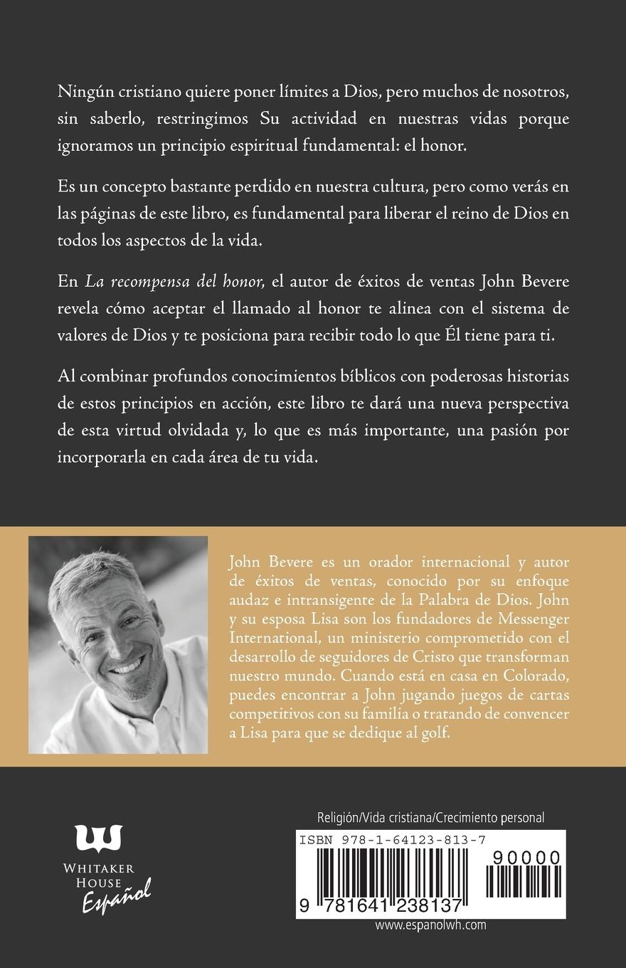 Rückseitencover La Recompensa del Honor