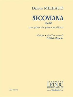 Vorderes Coverbild Segoviana, Op. 366: For Guitar