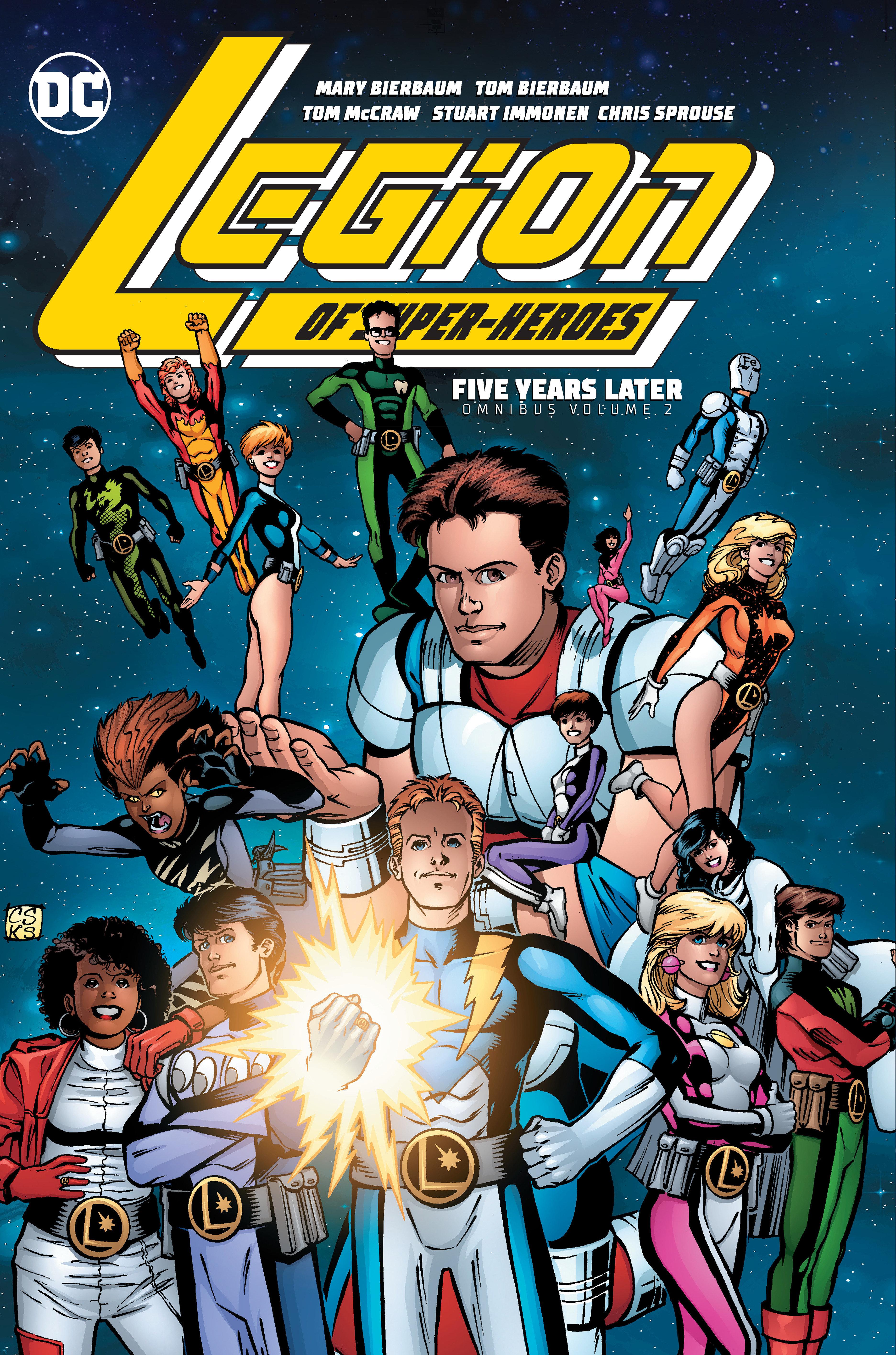 Vorderes Coverbild Legion of Super-Heroes Five Years Later Omnibus Vol. 2