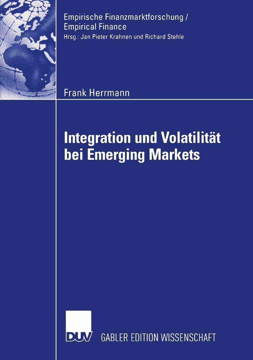 Vorderes Coverbild Integration und Volatilität bei Emerging Markets