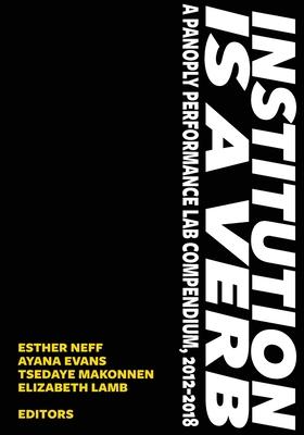 Vorderes Coverbild Institution is a Verb