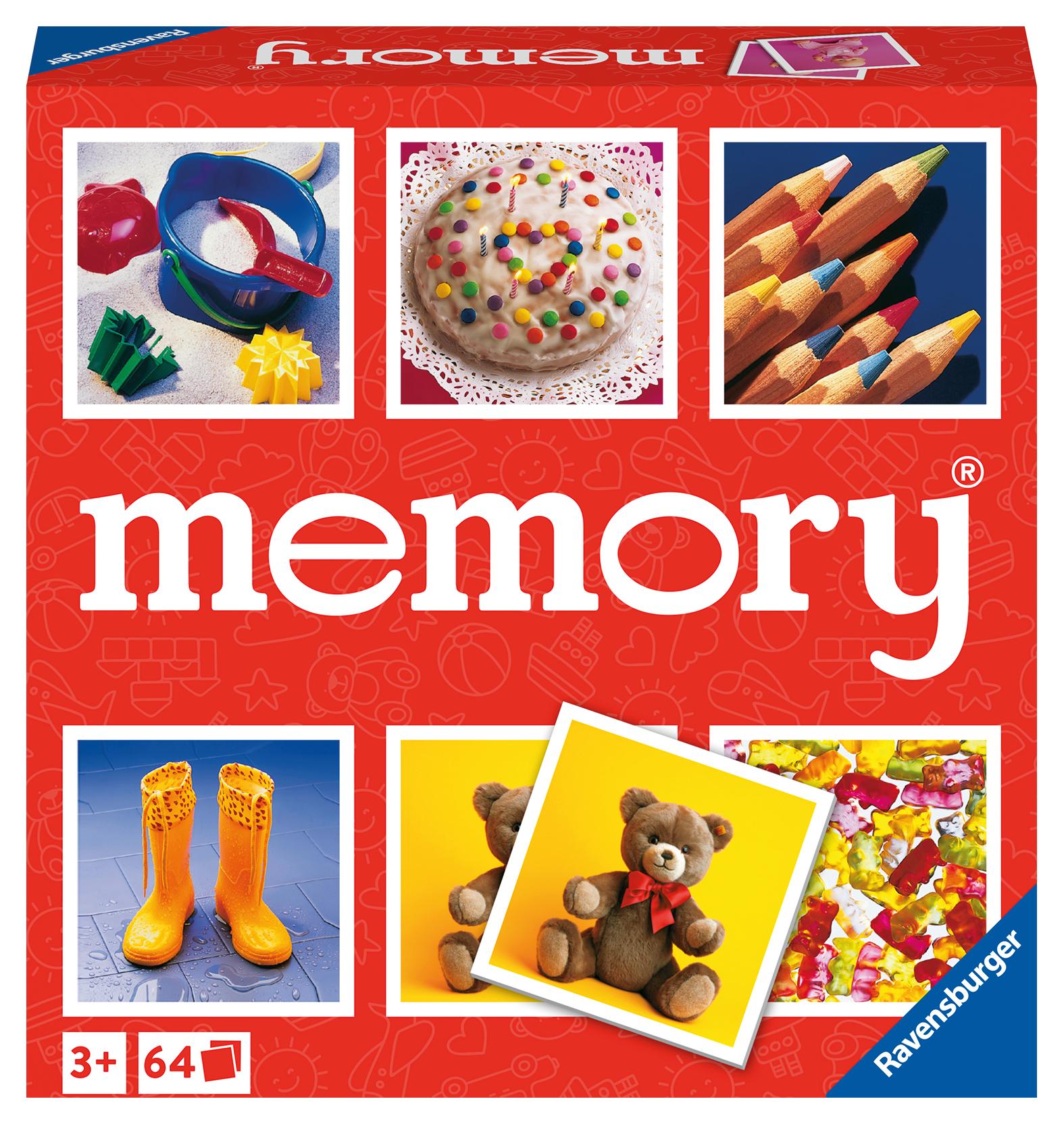 Vorderes Coverbild Ravensburger Spiele - 20880 - Junior memory®, der Spieleklassiker für die ganze Familie, Merkspiel für 2-8 Spieler ab 3 Jahren