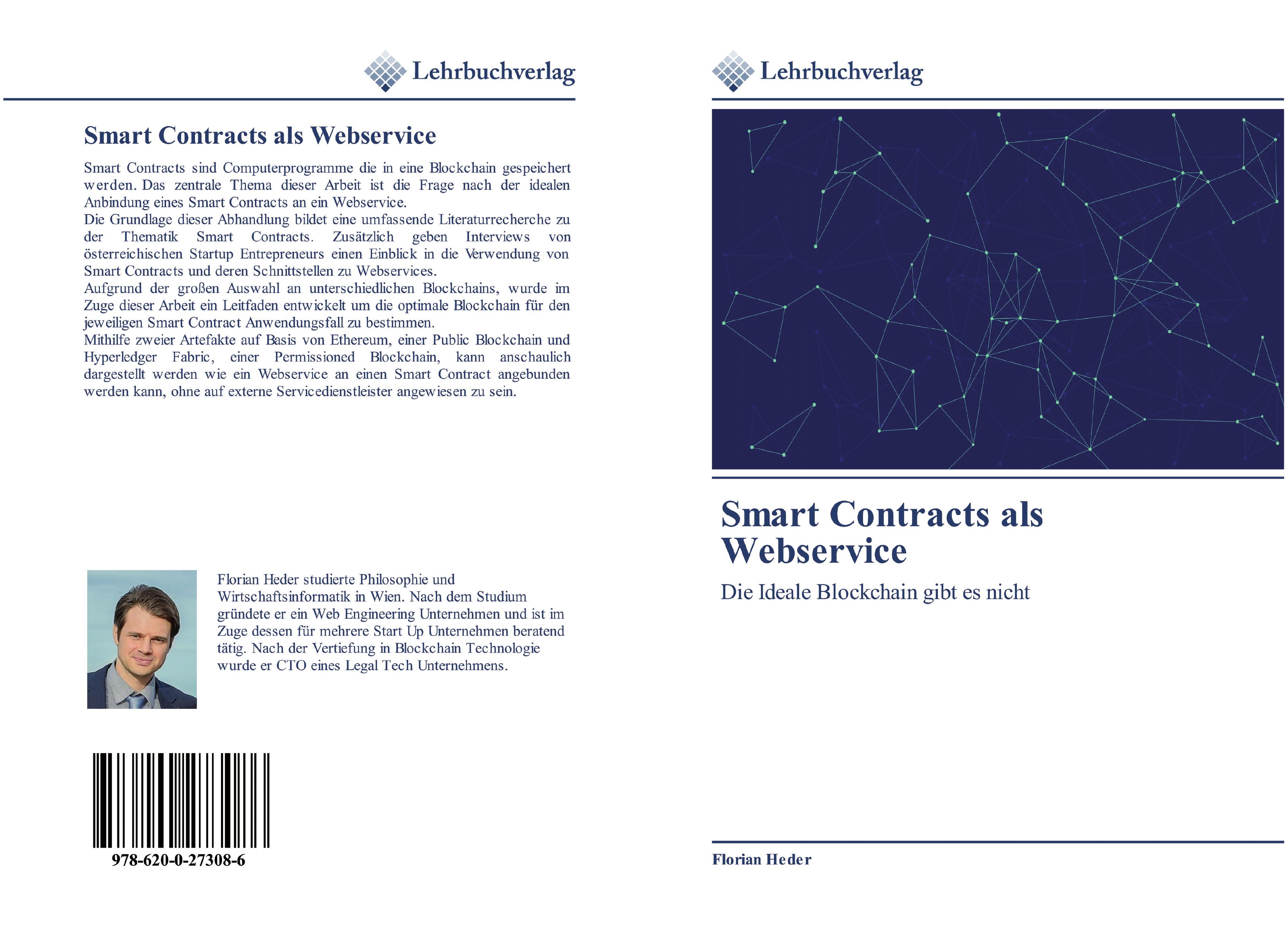 Vorderes Coverbild Smart Contracts als Webservice