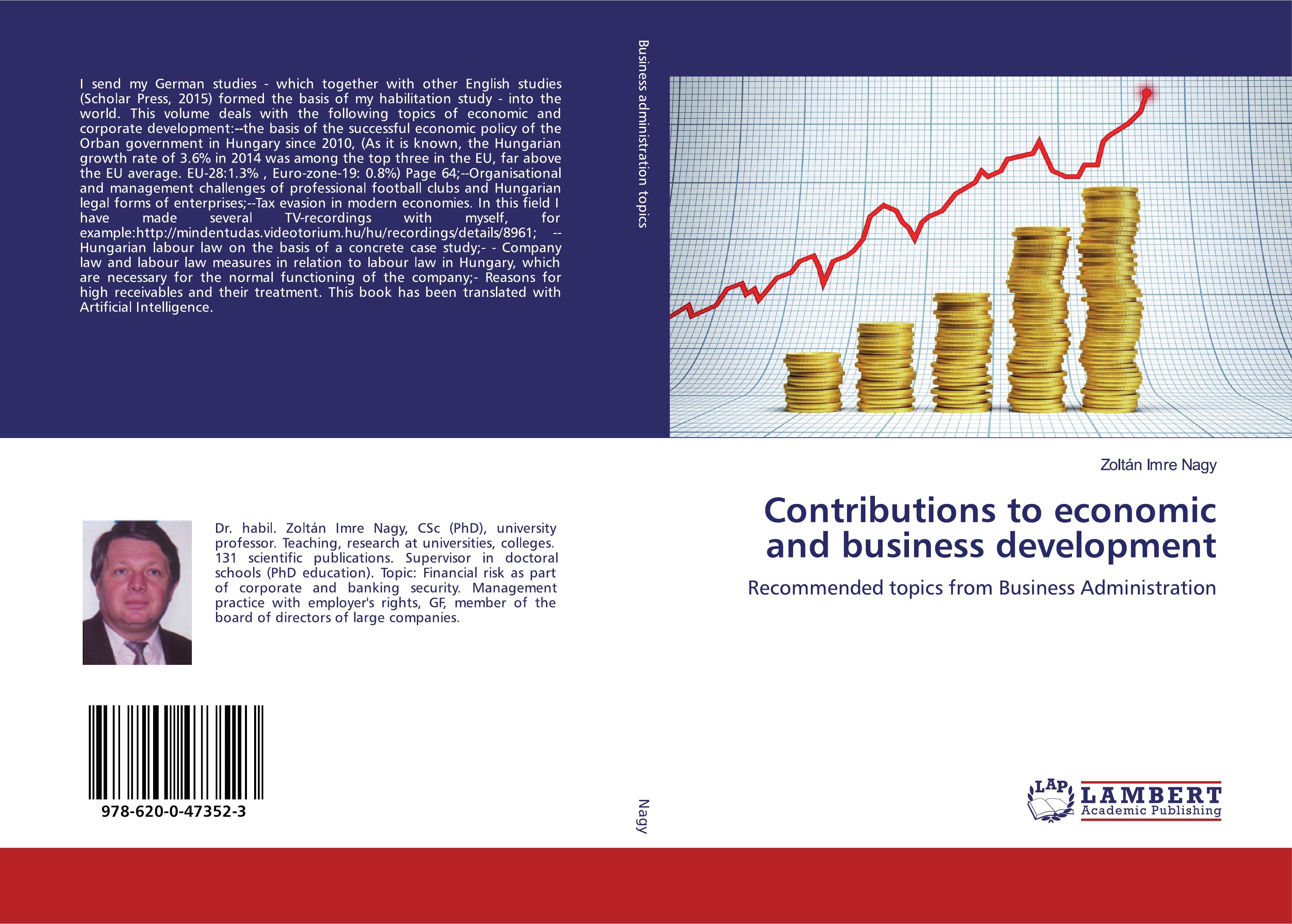 Vorderes Coverbild Contributions to economic and business development