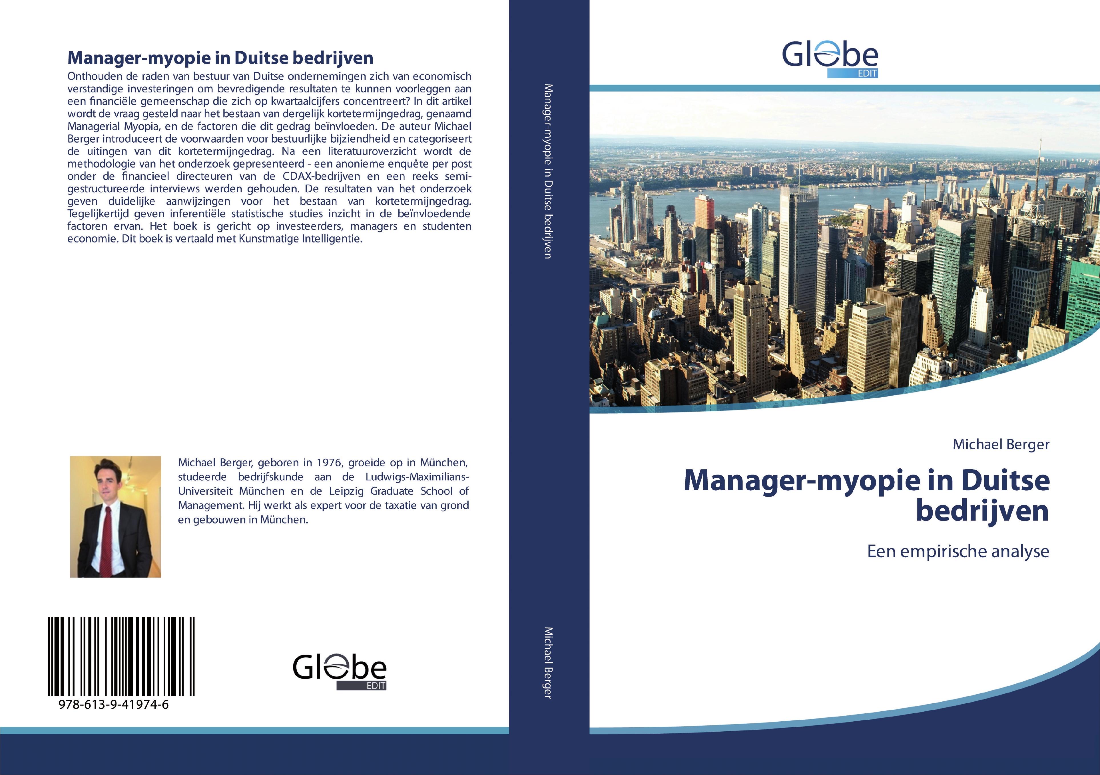 Vorderes Coverbild Manager-myopie in Duitse bedrijven