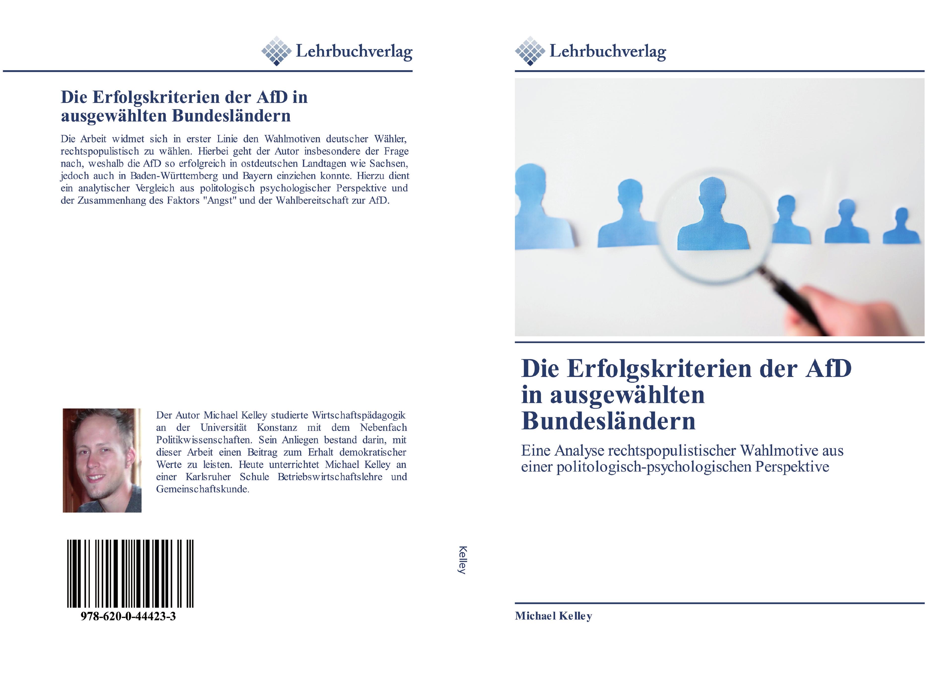 Vorderes Coverbild Die Erfolgskriterien der AfD in ausgewählten Bundesländern