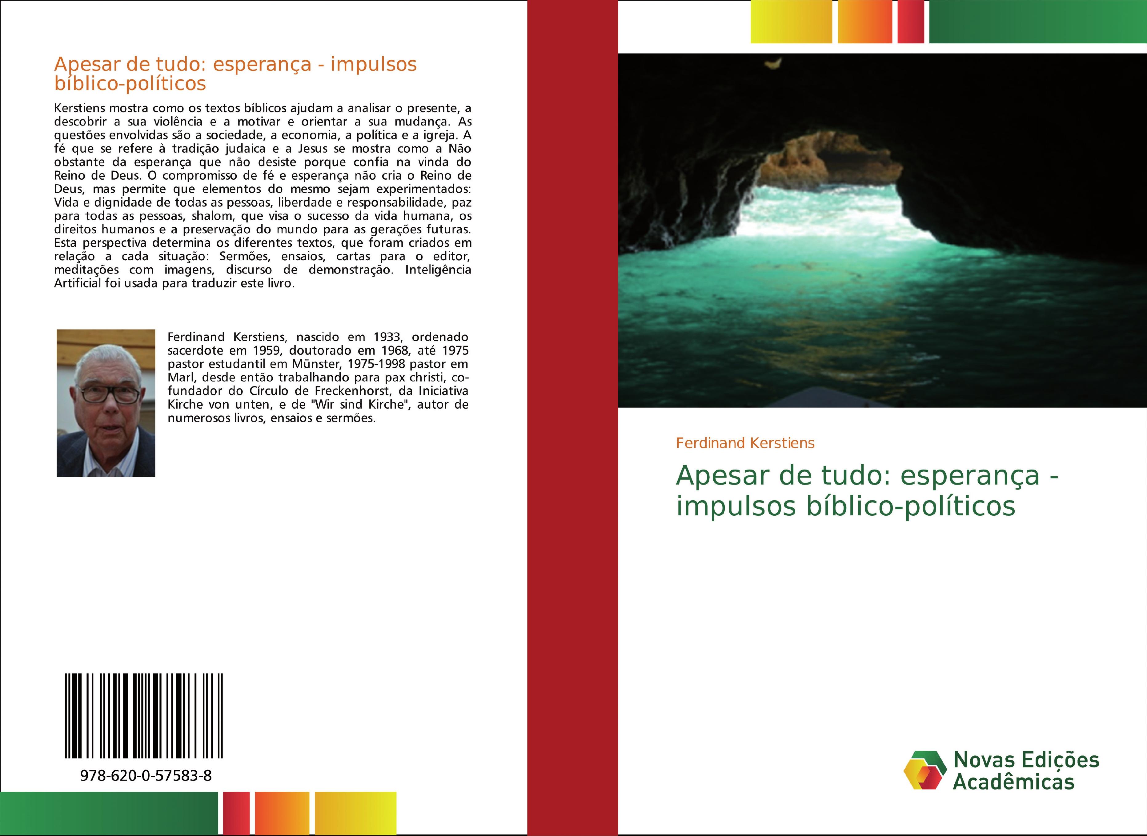 Vorderes Coverbild Apesar de tudo: esperança - impulsos bíblico-políticos