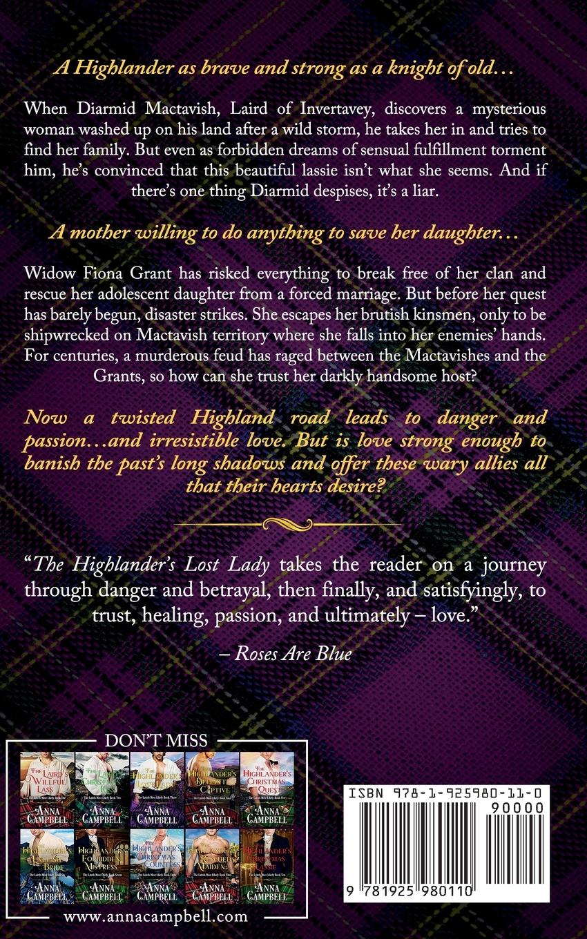 Rückseitencover The Highlander's Lost Lady