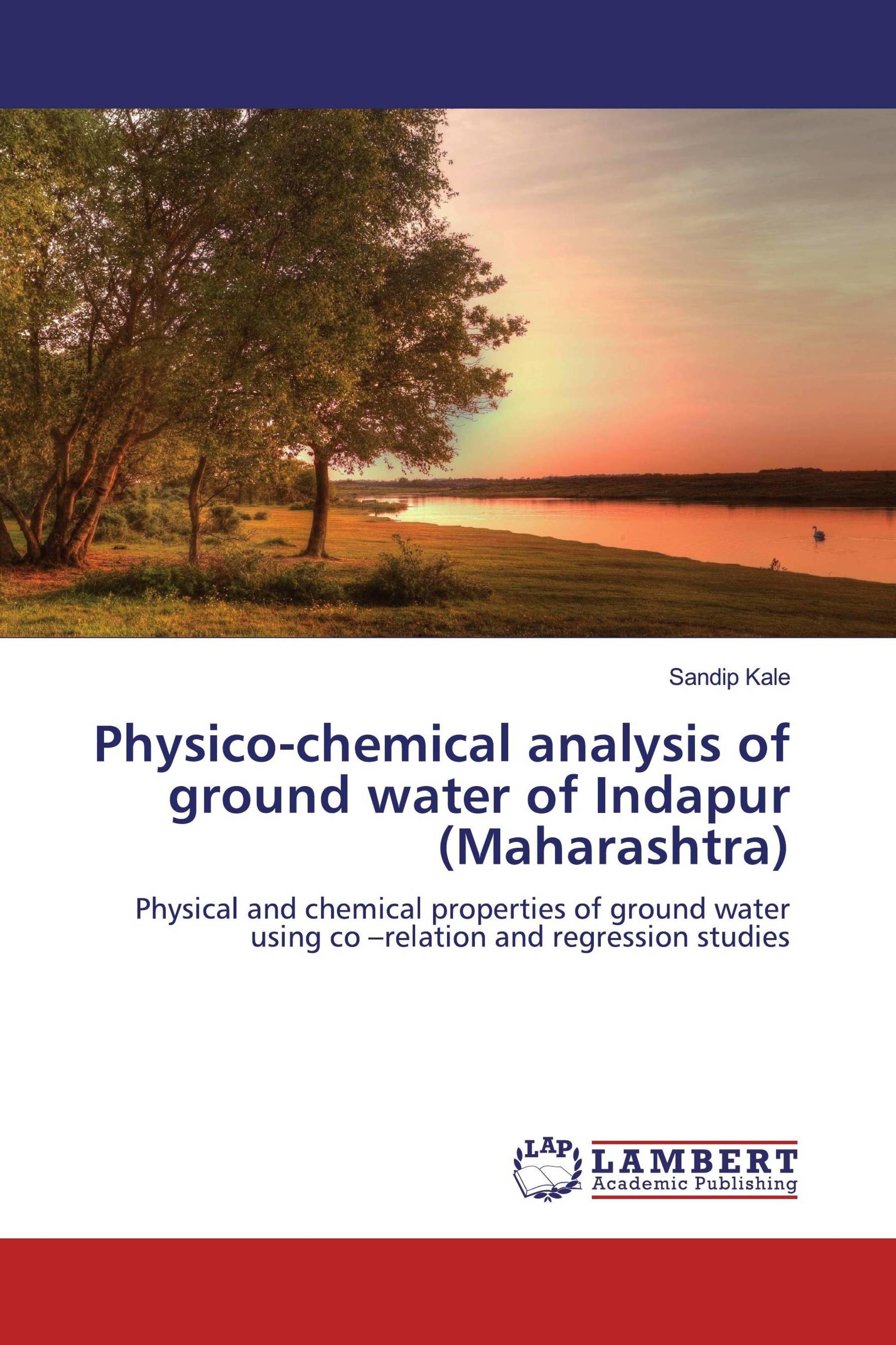 Vorderes Coverbild Physico-chemical analysis of ground water of Indapur (Maharashtra)