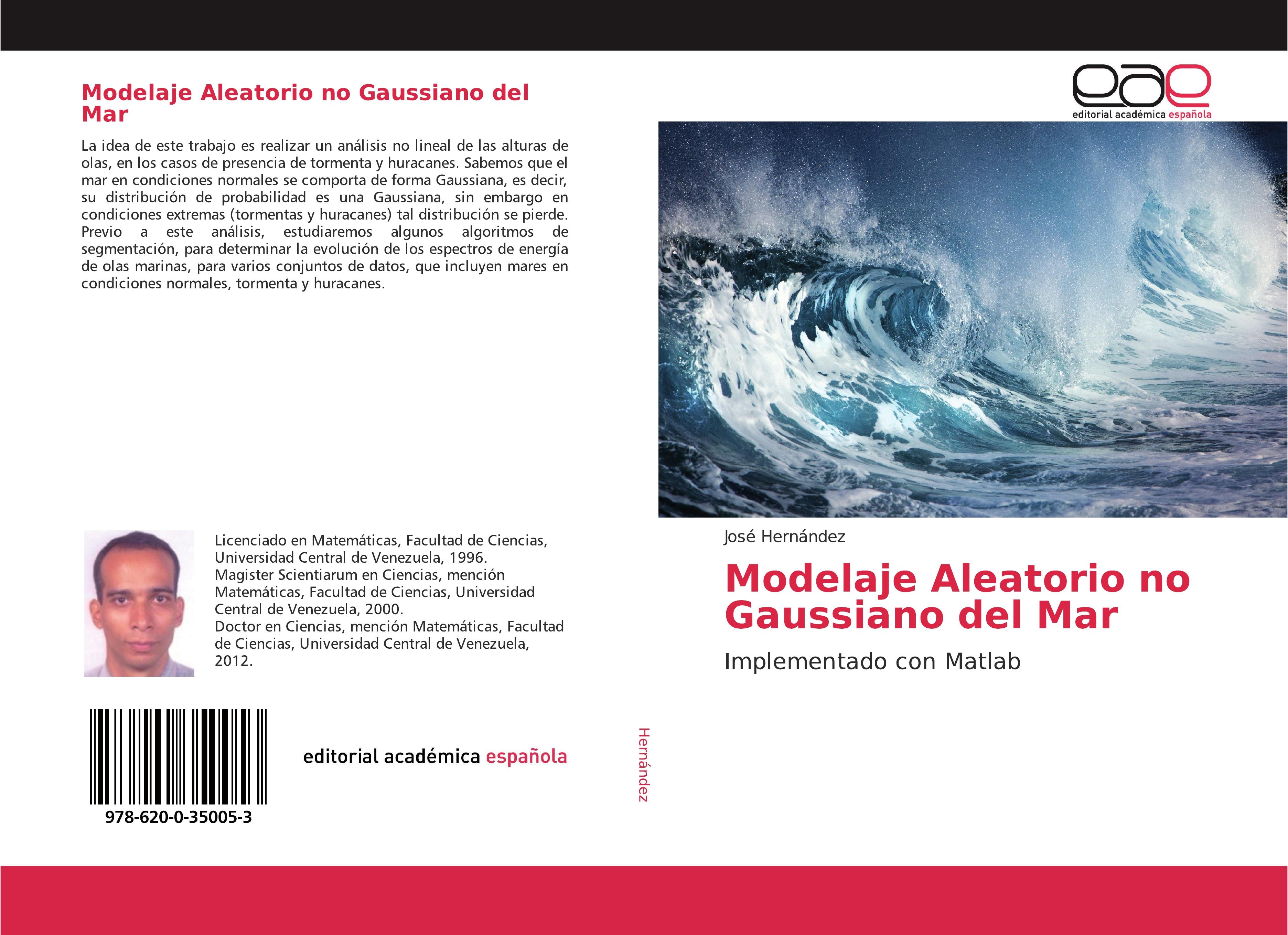 Vorderes Coverbild Modelaje Aleatorio no Gaussiano del Mar