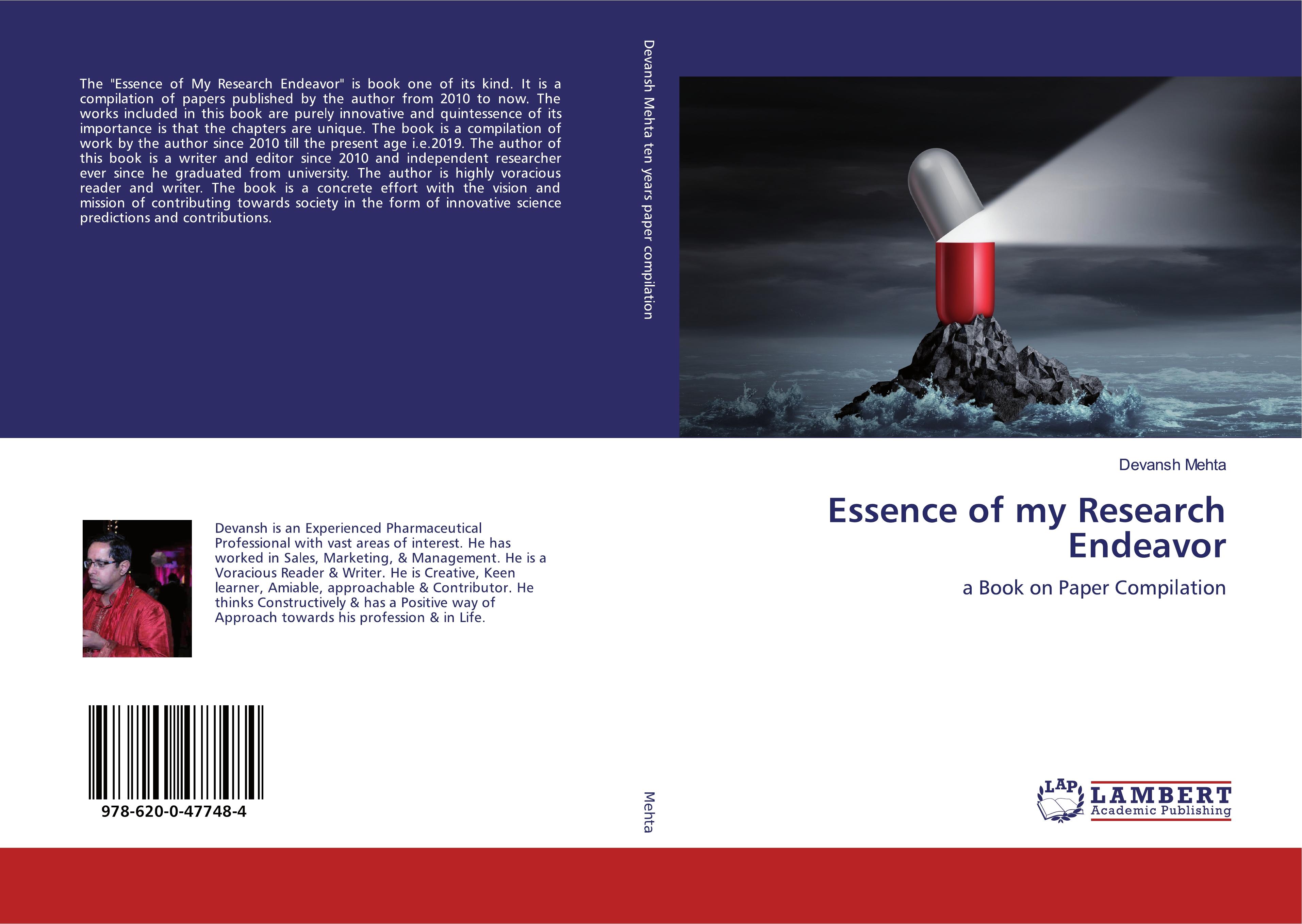 Vorderes Coverbild Essence of my Research Endeavor