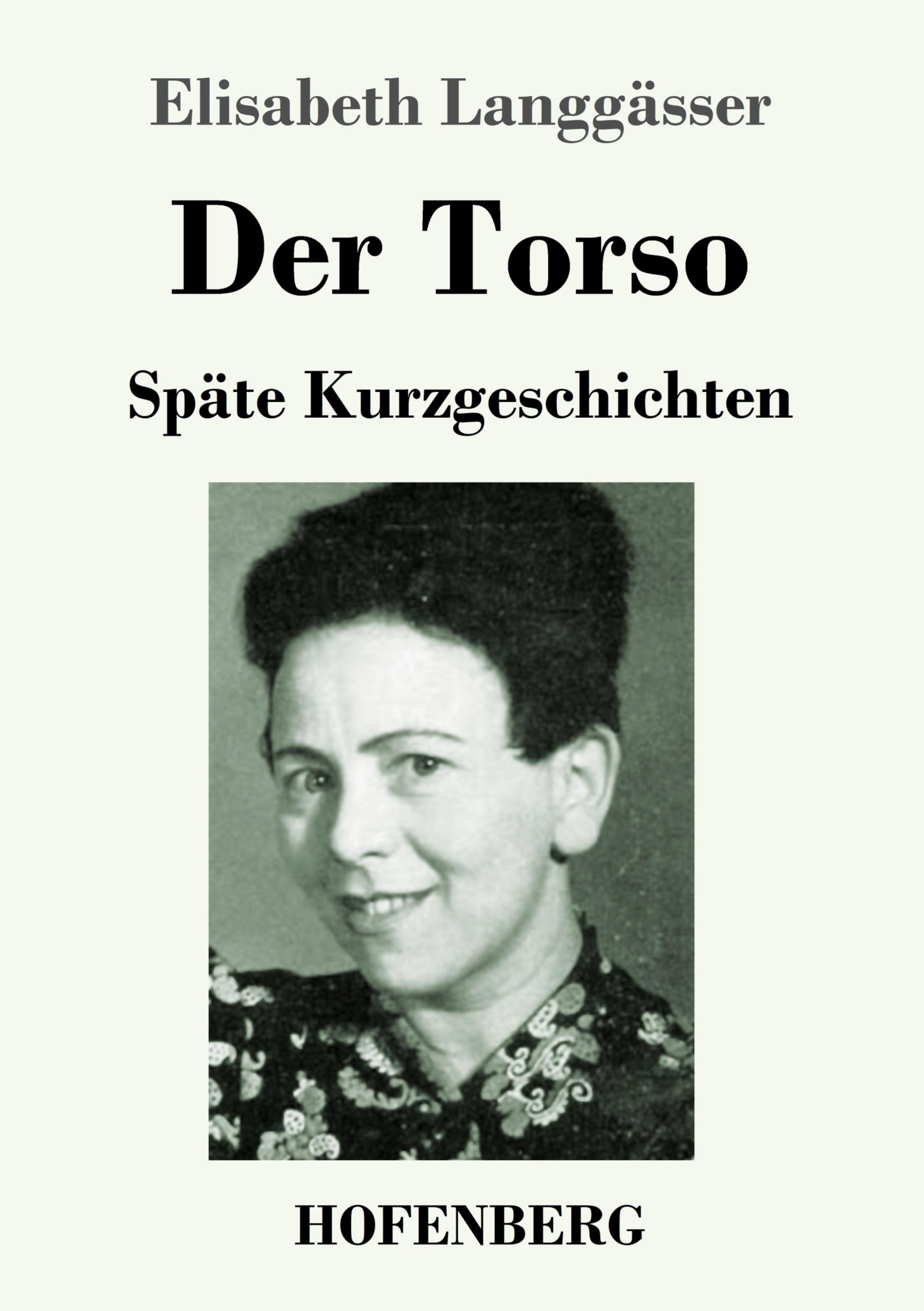 Vorderes Coverbild Der Torso