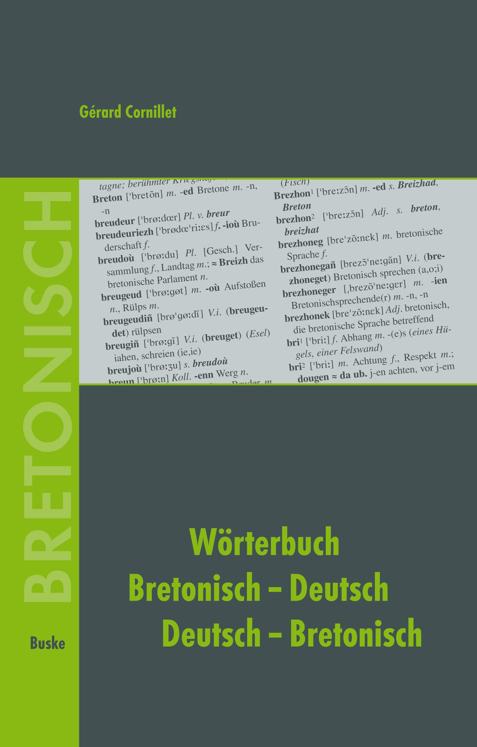 Vorderes Coverbild Wörterbuch Bretonisch-Deutsch / Deutsch-Bretonisch