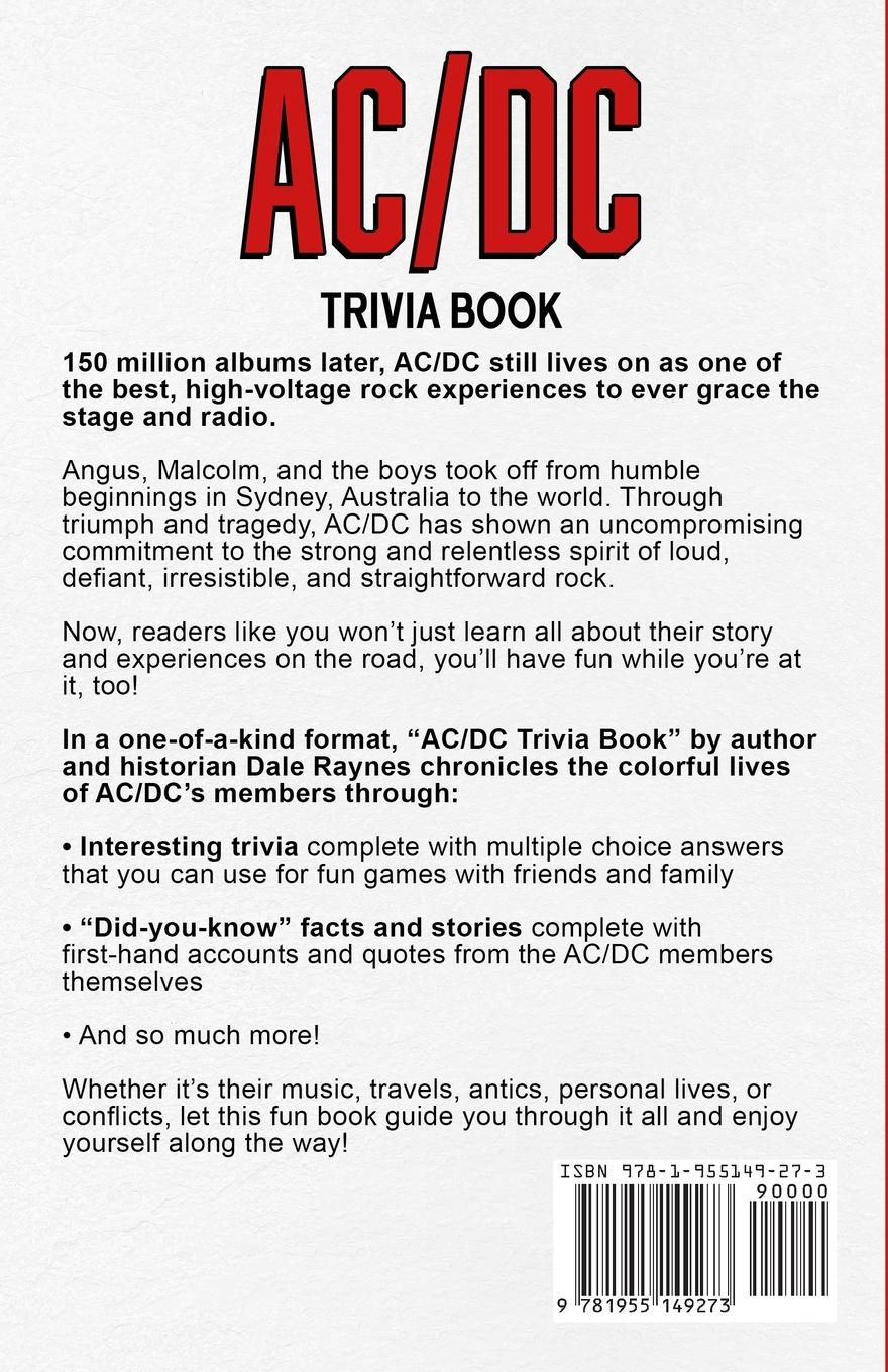 Rückseitencover AC/DC Trivia Book