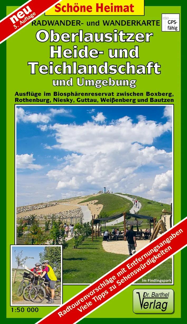 Vorderes Coverbild Radwander- und Wanderkarte Oberlausitzer Heide- und Teichlandschaft und Umgebung 1 : 50 000