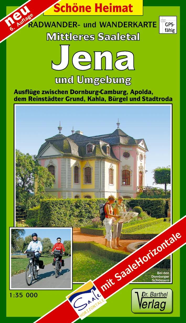 Vorderes Coverbild Mittleres Saaletal, Jena und Umgebung 1:35 000  LZ bis 2027