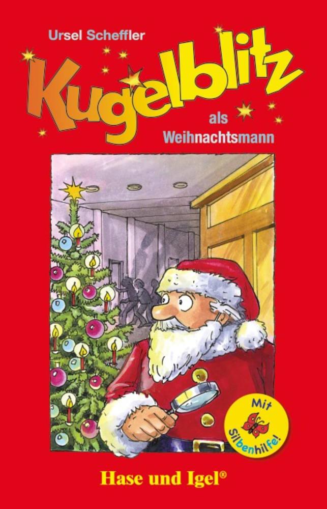 Vorderes Coverbild Kugelblitz als Weihnachtsmann / Silbenhilfe