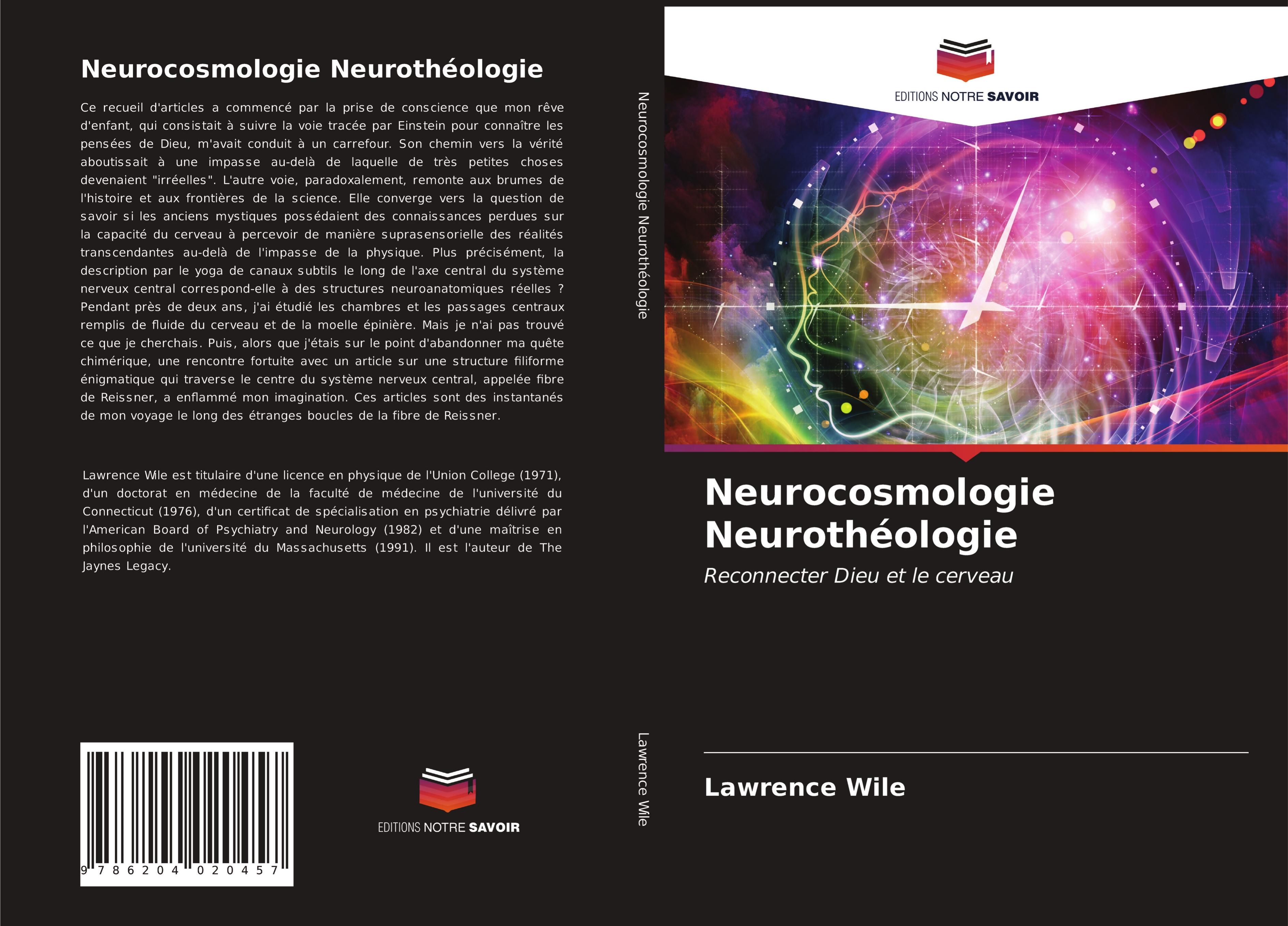 Vorderes Coverbild Neurocosmologie Neurothéologie