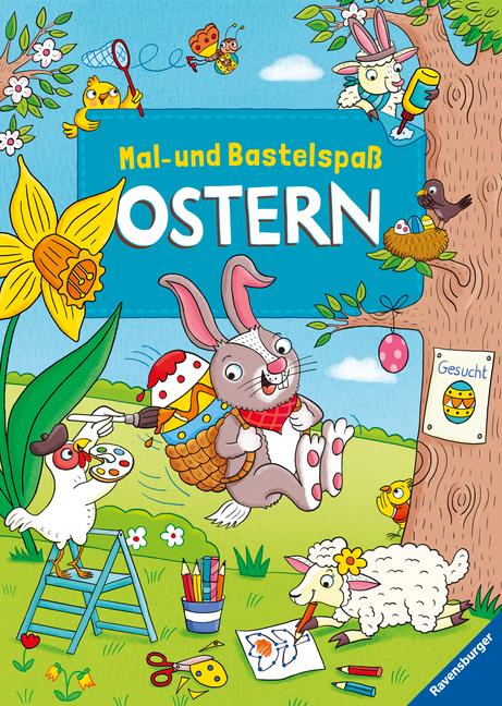 Vorderes Coverbild Mal- und Bastelspaß Ostern