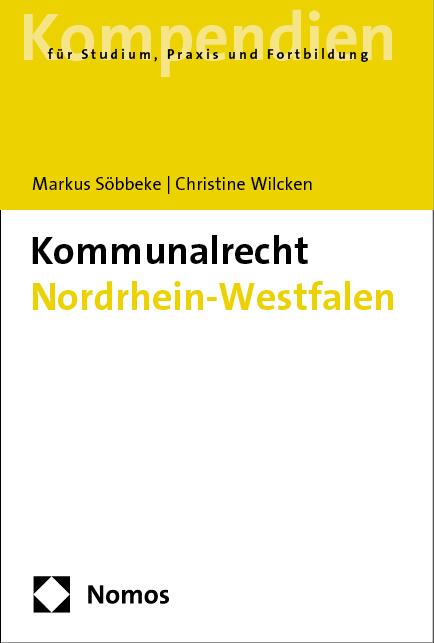 Vorderes Coverbild Kommunalrecht Nordrhein-Westfalen