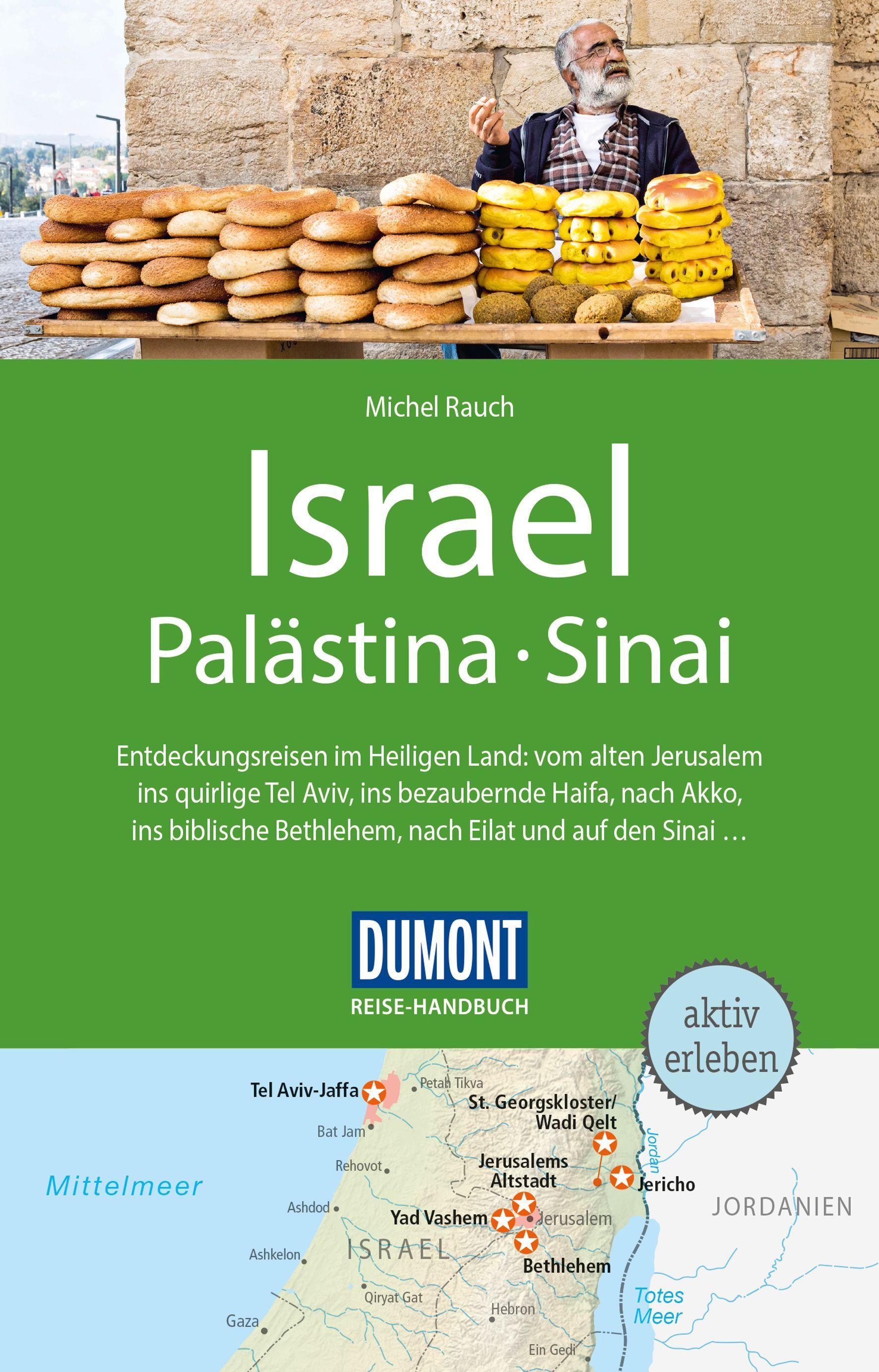 Vorderes Coverbild DuMont Reise-Handbuch Reiseführer Israel, Palästina, Sinai