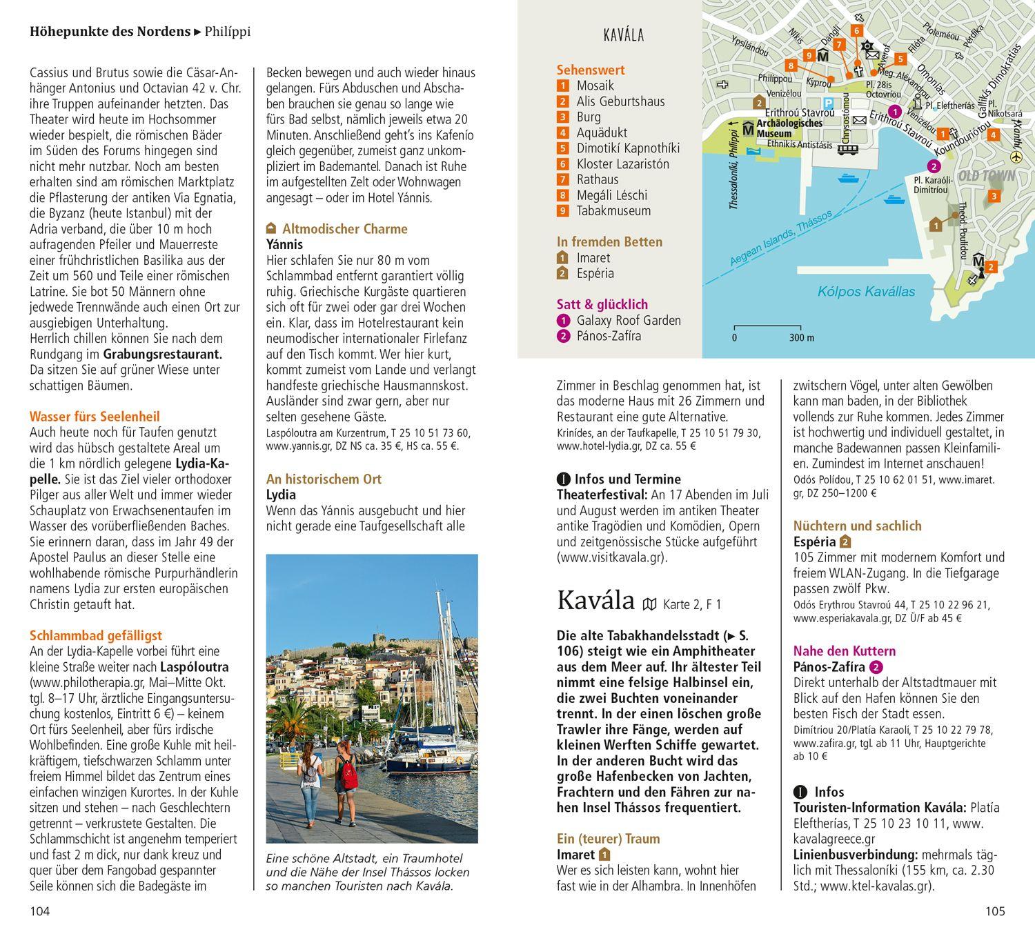 Beispielinhalt (Bild) DuMont direkt Reiseführer Chalkidiki