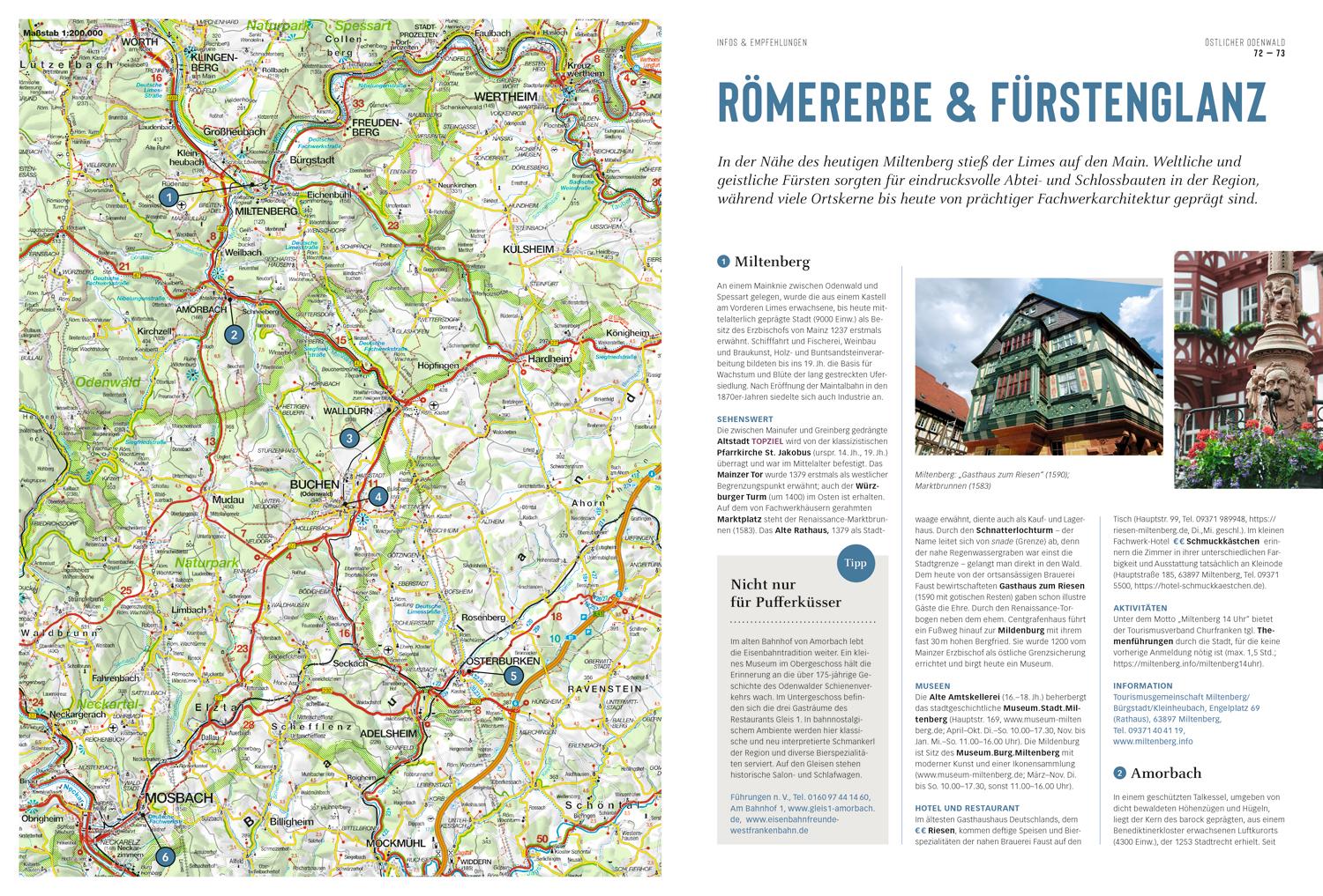 Beispielinhalt (Bild) DuMont Bildatlas Odenwald