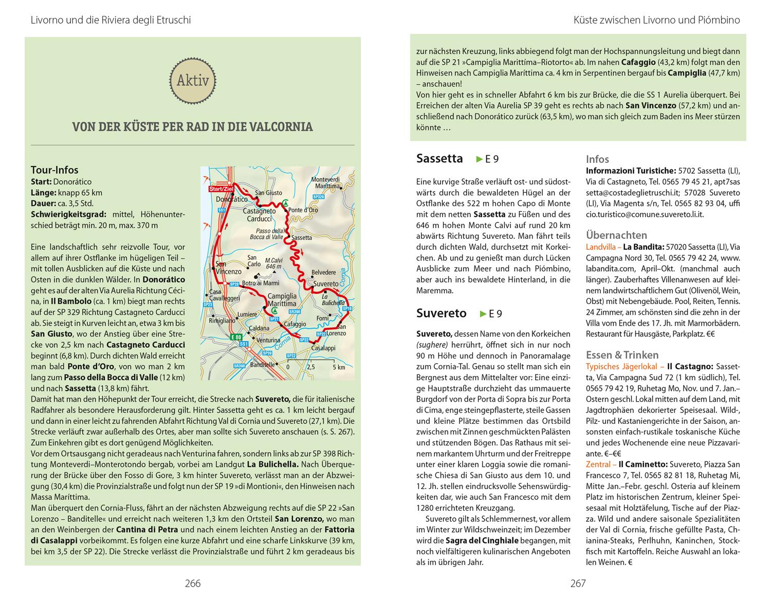 Beispielinhalt (Bild) DuMont Reise-Handbuch Reiseführer Toskana