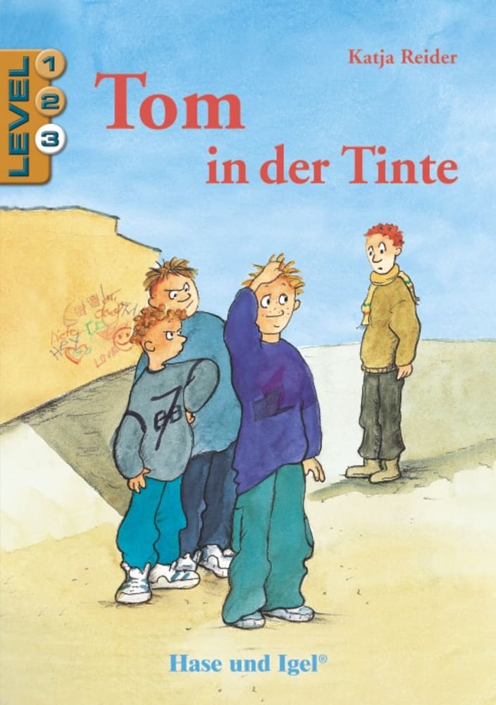 Vorderes Coverbild Tom in der Tinte / Level 3. Schulausgabe