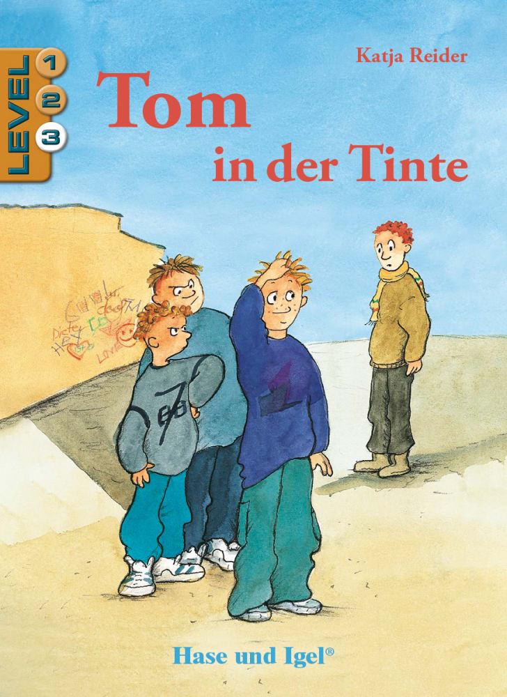 Vorderes Coverbild Tom in der Tinte / Level 3. Schulausgabe