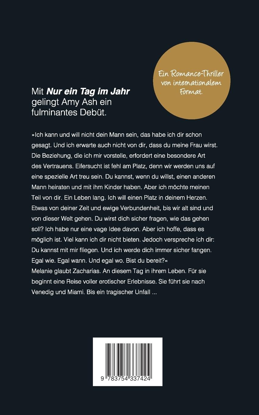 Rückseitencover Nur ein Tag im Jahr