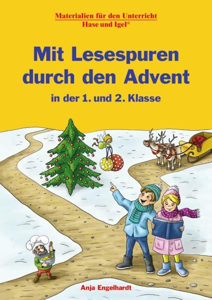 Vorderes Coverbild Mit Lesespuren durch den Advent in der 1. und 2. Klasse