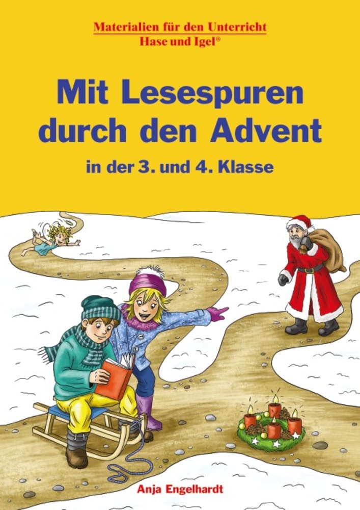 Vorderes Coverbild Mit Lesespuren durch den Advent in der 3. und 4. Klasse
